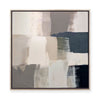 Abstract Grey Spectrum II | Framed Canvas
