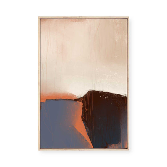 Warm Horizon | Framed Canvas