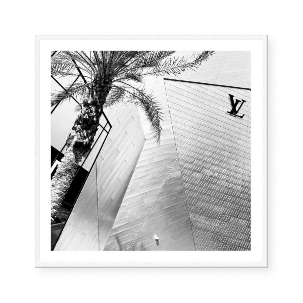 louis vuitton poster black and white