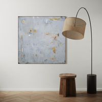 Abstract in Blue 2 | Framed Canvas