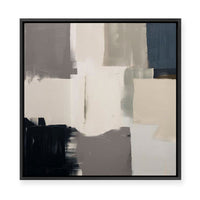 Abstract Grey Spectrum I | Framed Canvas