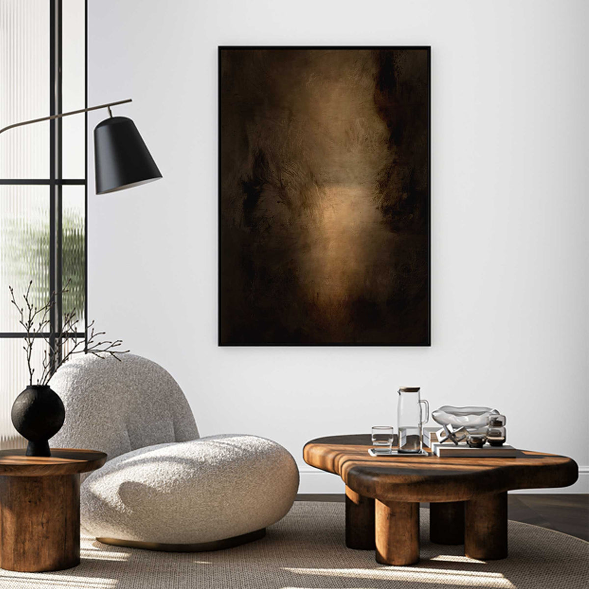 Moods Abstract | Framed Canvas