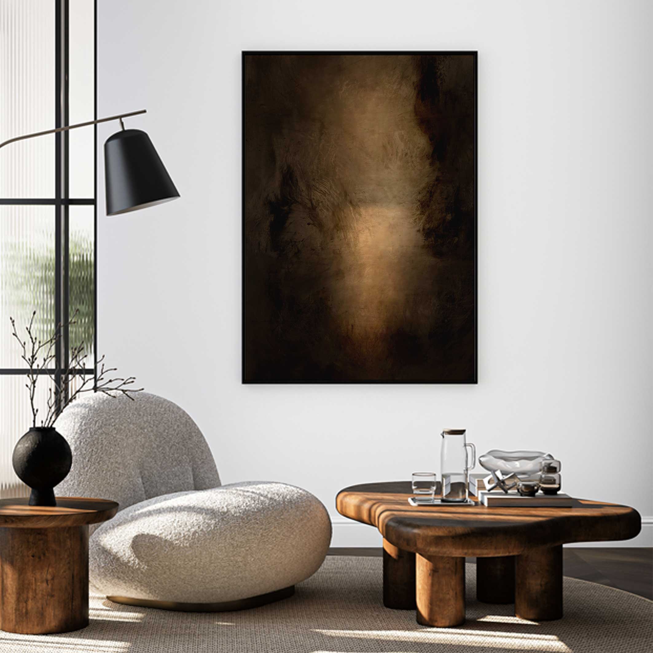 Moods Abstract | Framed Canvas