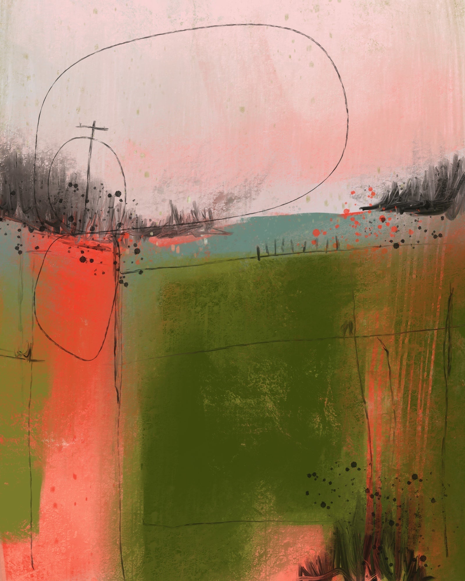 Abstract Rural Landscape II
