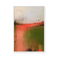 Abstract Rural Landscape I | Framed Canvas