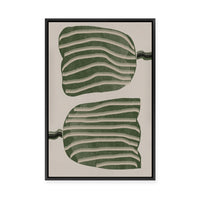 Abstract Tulips | Framed Canvas