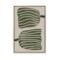 Abstract Tulips | Framed Canvas