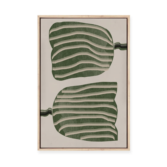 Abstract Tulips | Framed Canvas