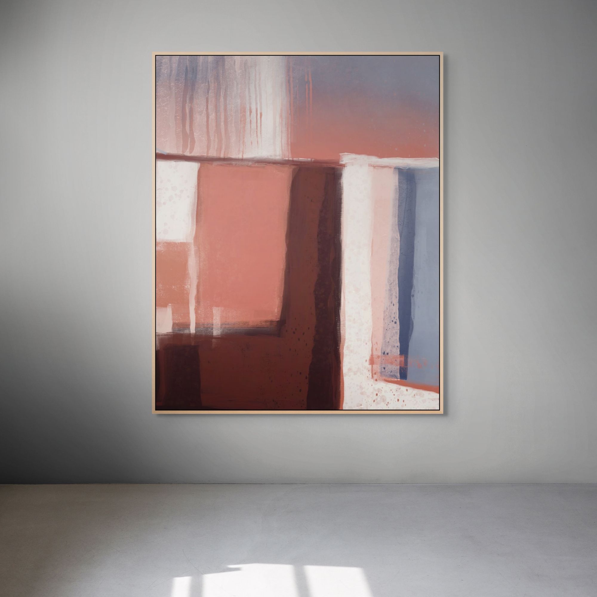 Abstract Urban Forms II | Framed Canvas