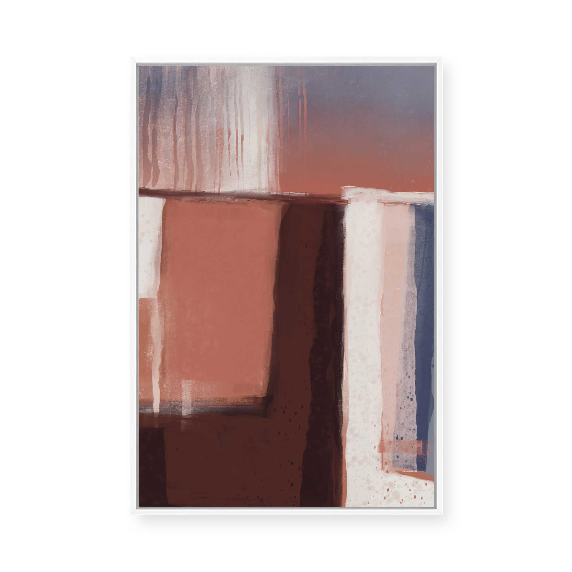 Abstract Urban Forms II | Framed Canvas