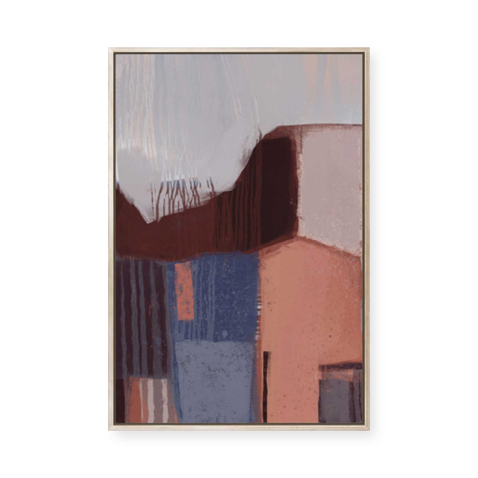 Abstract Urban Forms I | Framed Canvas