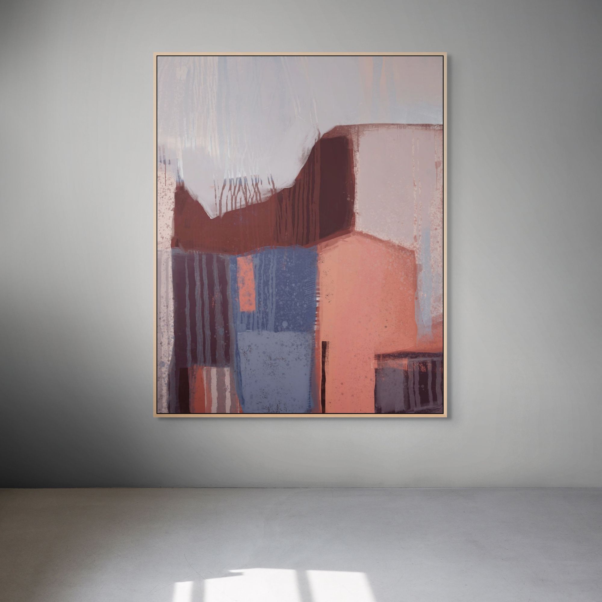 Abstract Urban Forms I | Framed Canvas