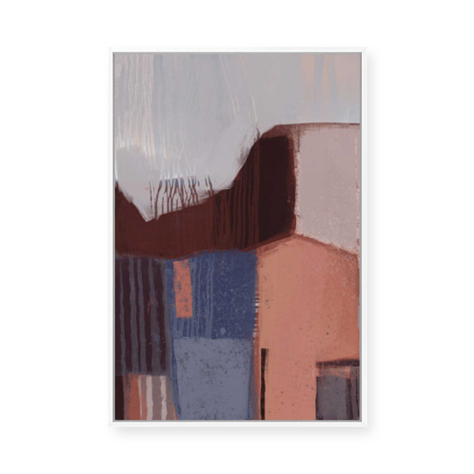 Abstract Urban Forms I | Framed Canvas