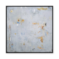 Abstract in Blue 2 | Framed Canvas