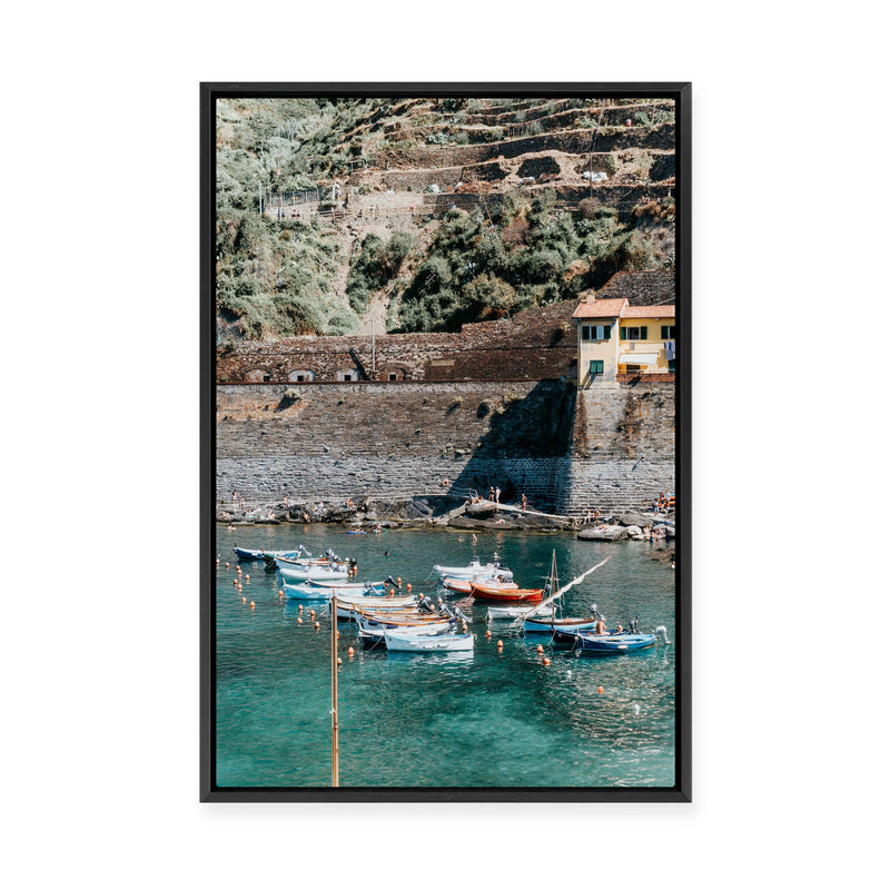 Amalfi Sailing | Framed Canvas