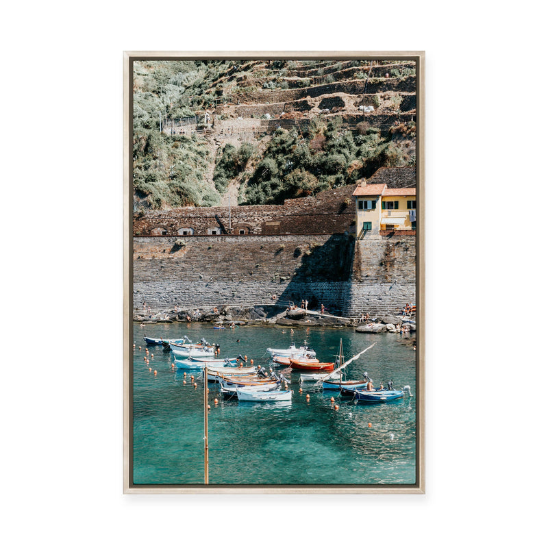 Amalfi Sailing | Framed Canvas