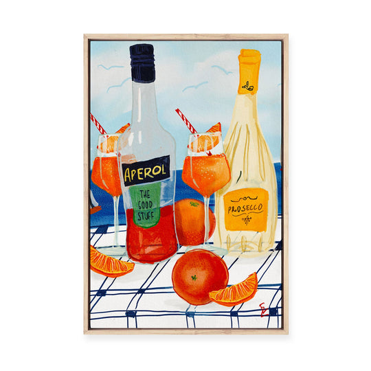 Aperol Spritz | Framed Canvas