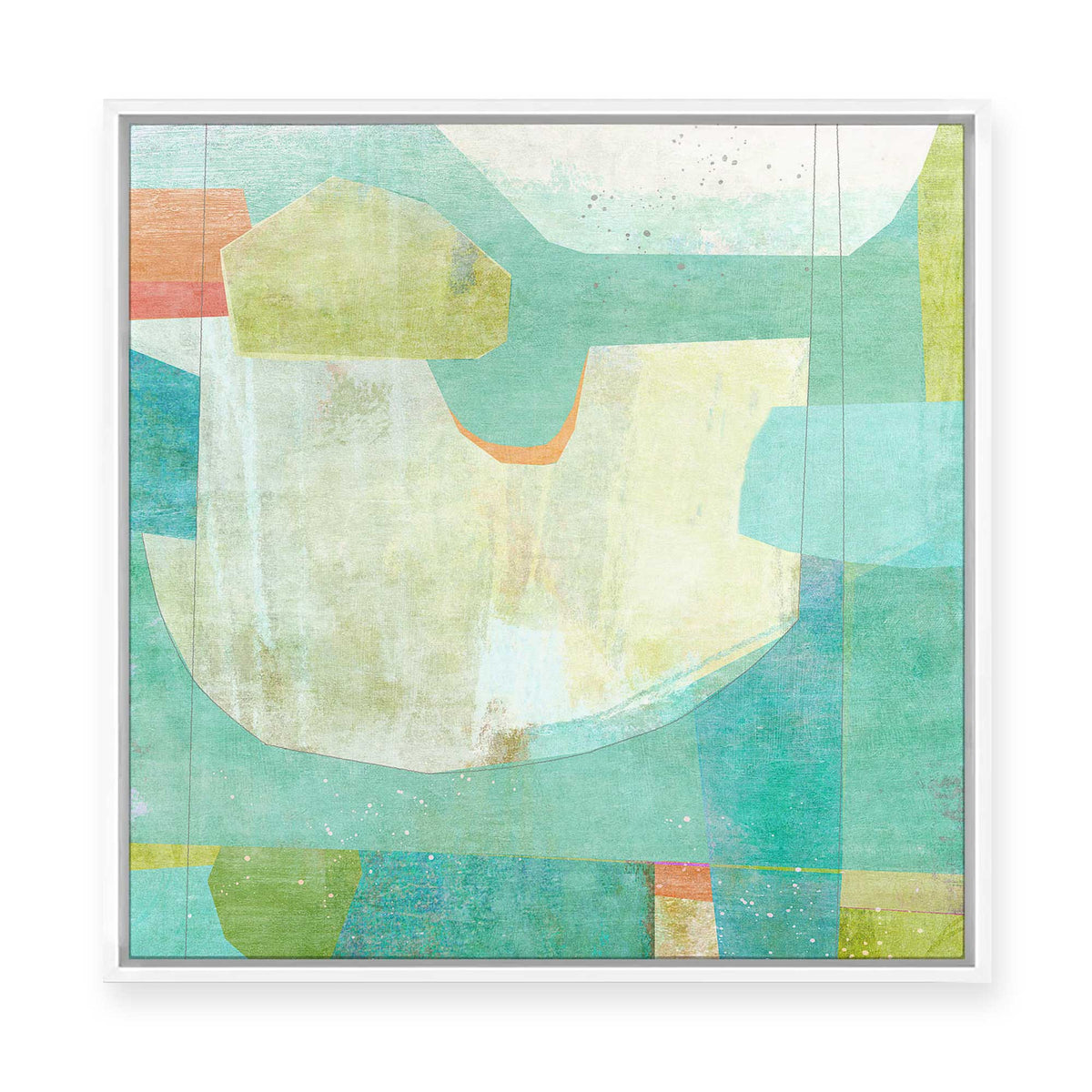 Aqua Pool | Framed Canvas