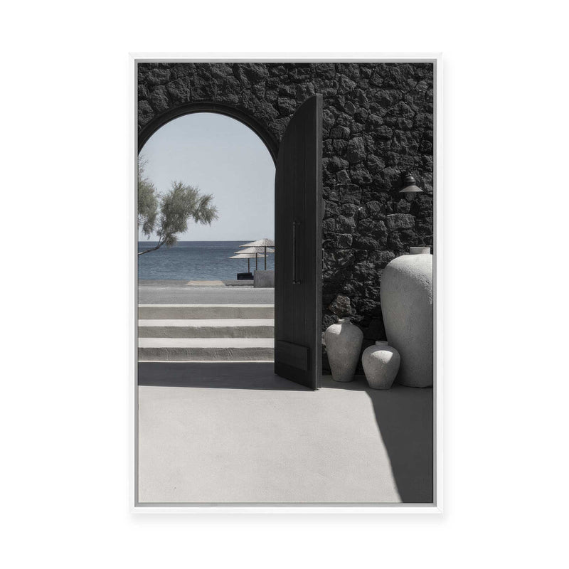 Arched Entrance| Portrait | Framed Canvas