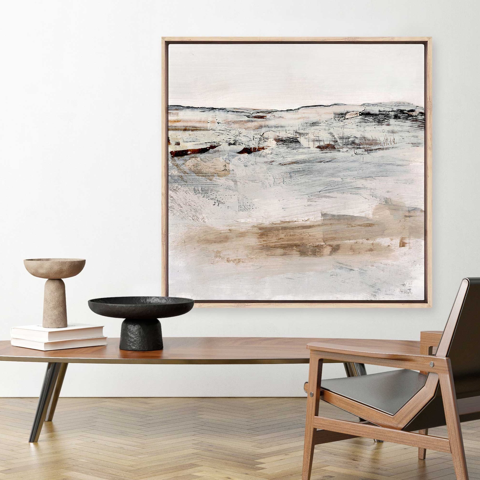 August No3 | Framed Canvas