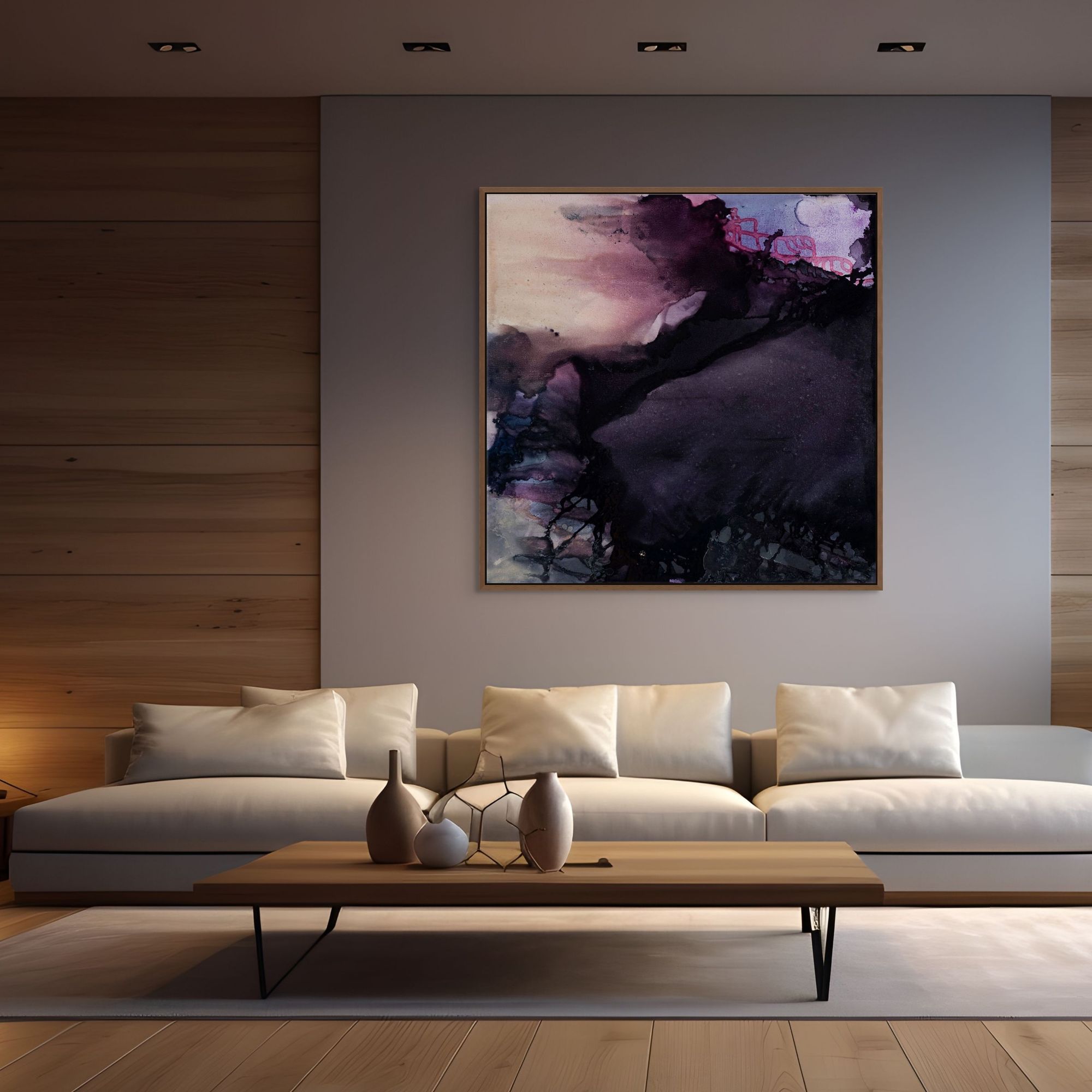 Autumn Night | Framed Canvas