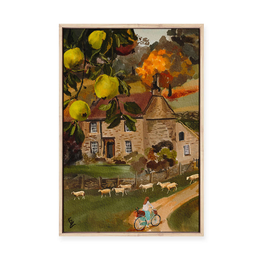 Autumn in England | Framed Canvas