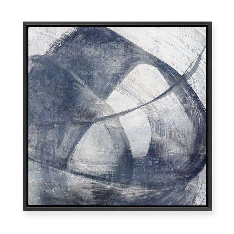 Azure Abyss | Framed Canvas
