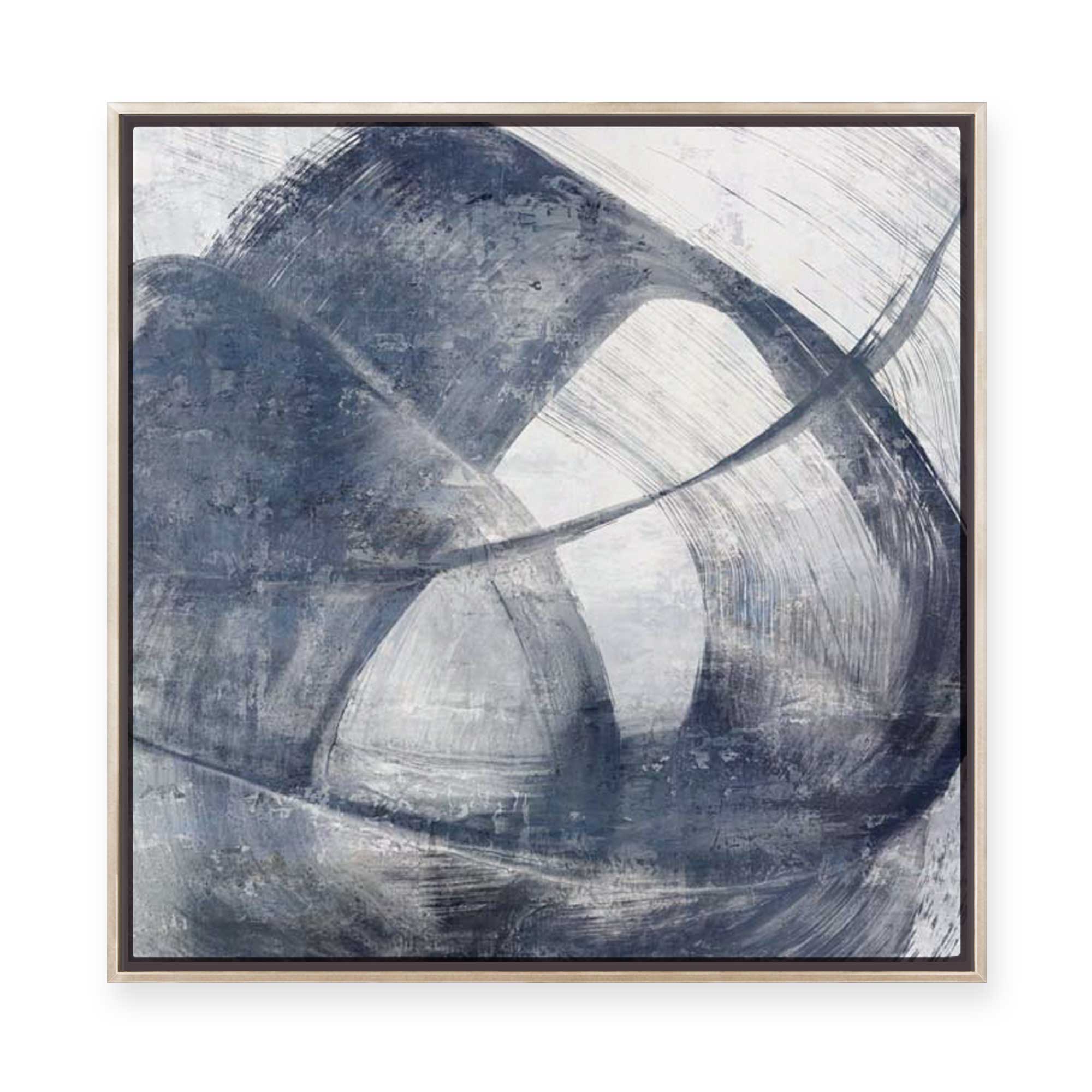 Azure Abyss | Framed Canvas