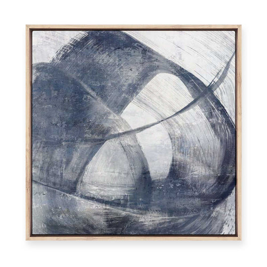 Azure Abyss | Framed Canvas