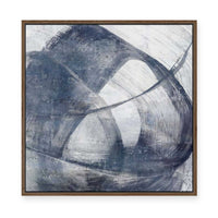 Azure Abyss | Framed Canvas