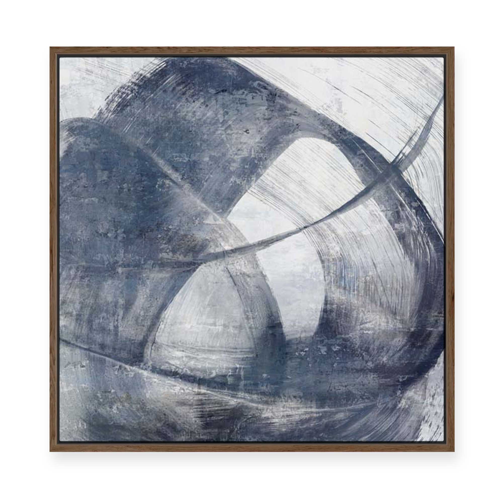 Azure Abyss | Framed Canvas