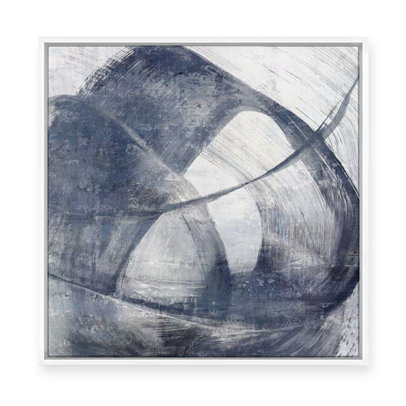 Azure Abyss | Framed Canvas