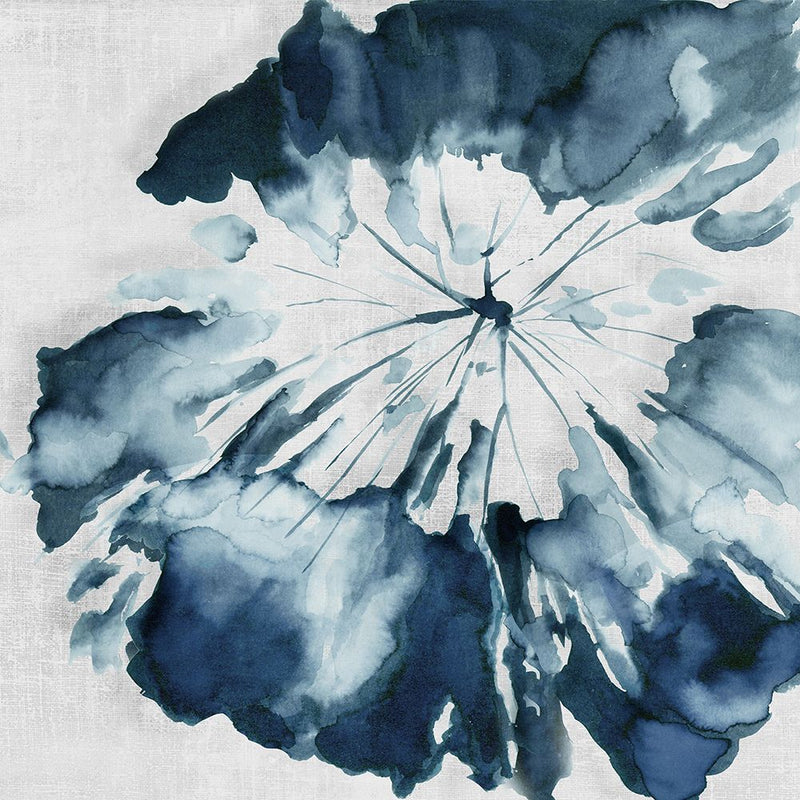 Azure Blooms | Framed Canvas