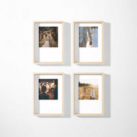 Print & Frame | Gallery Set of 4 | Bottom Heavy Borders