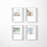 Print & Frame | Gallery Set of 4 | Bottom Heavy Borders