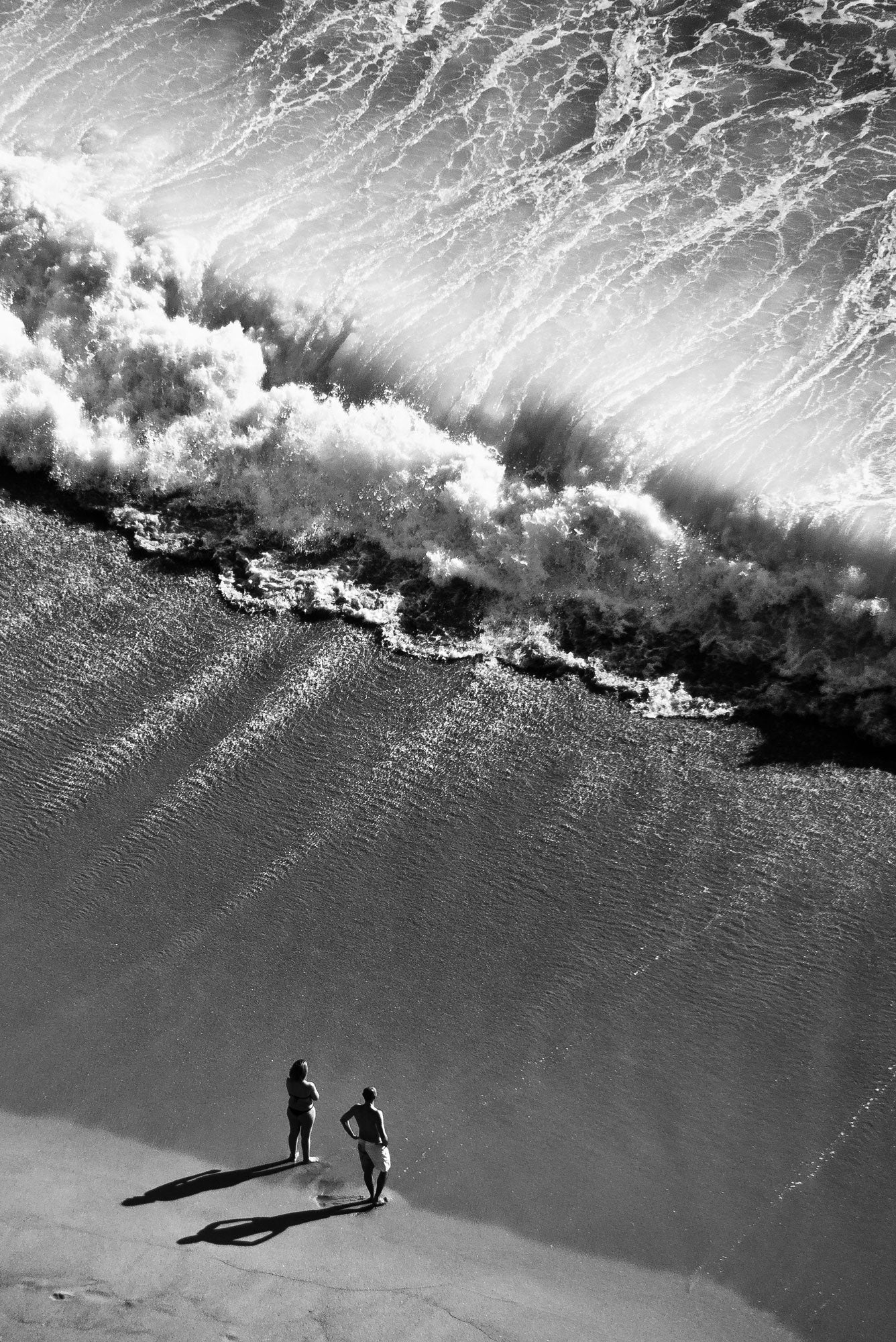 Beach and Crashing Wave