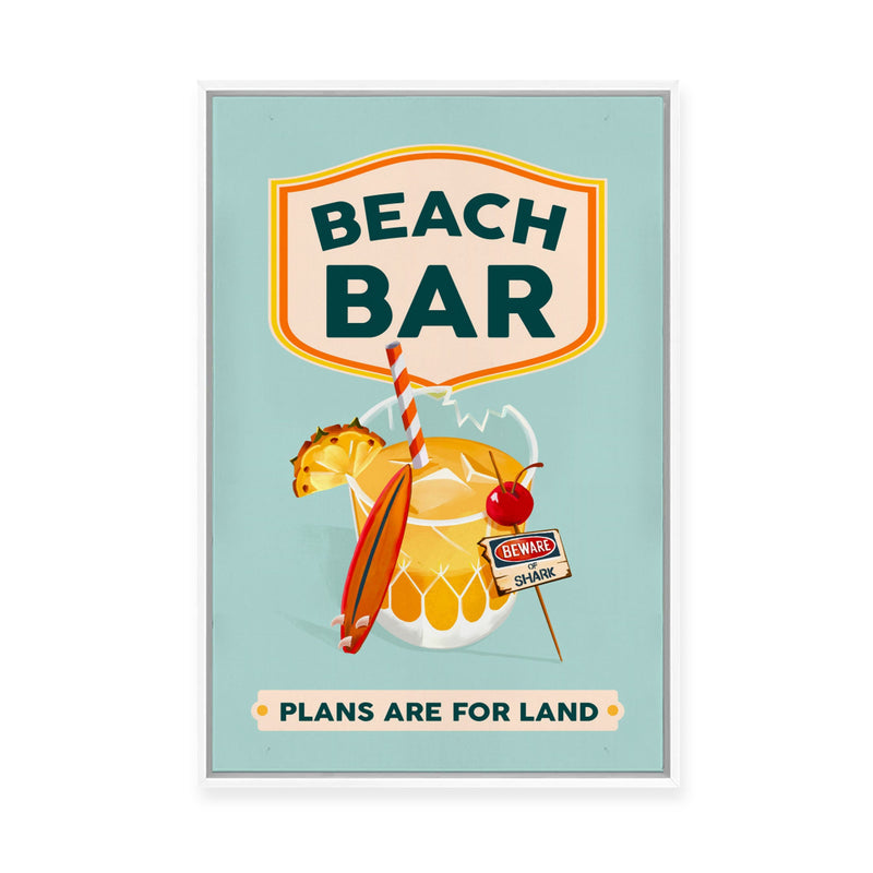 Beach Bar | Framed Canvas