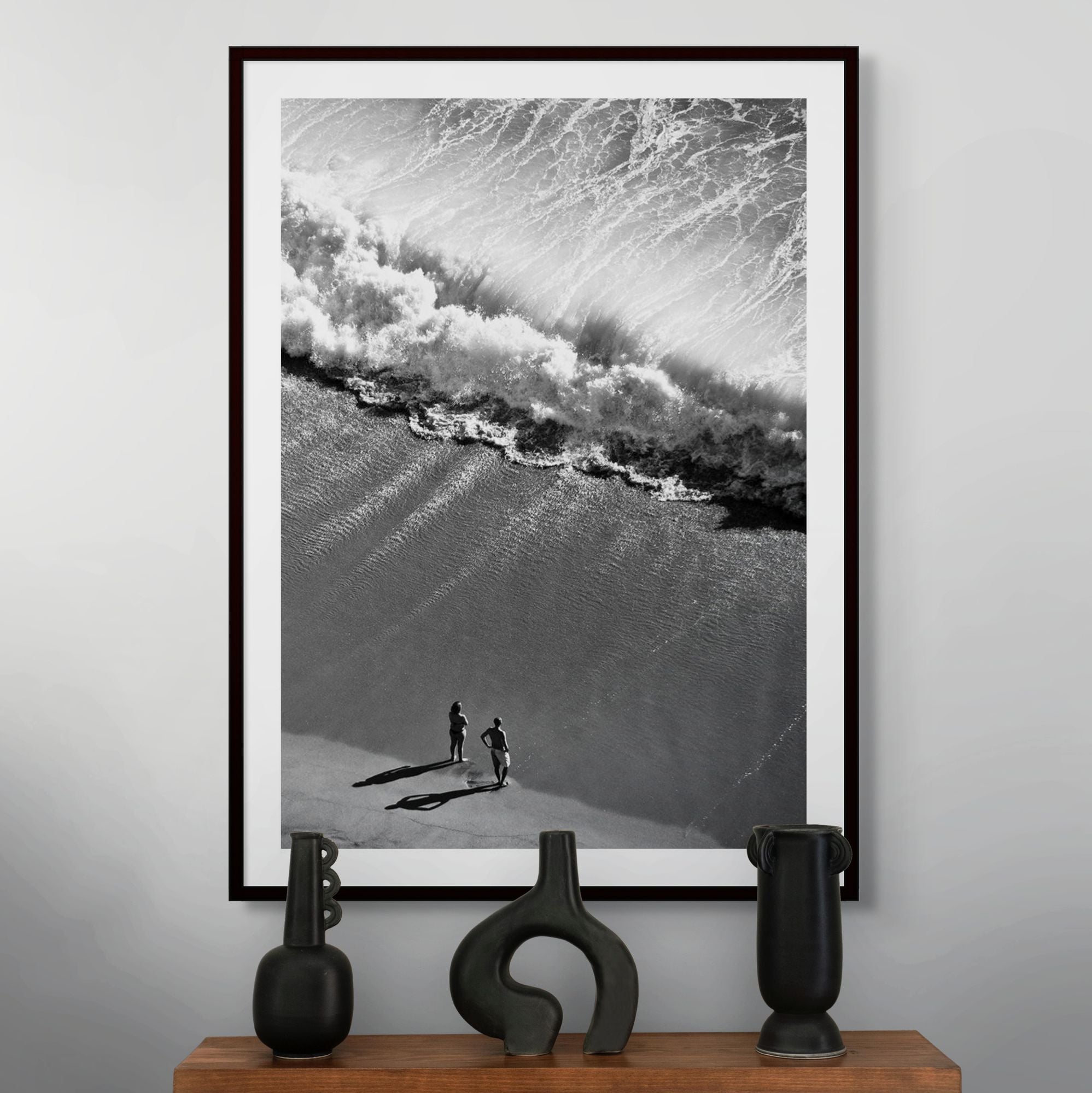 Beach and Crashing Wave