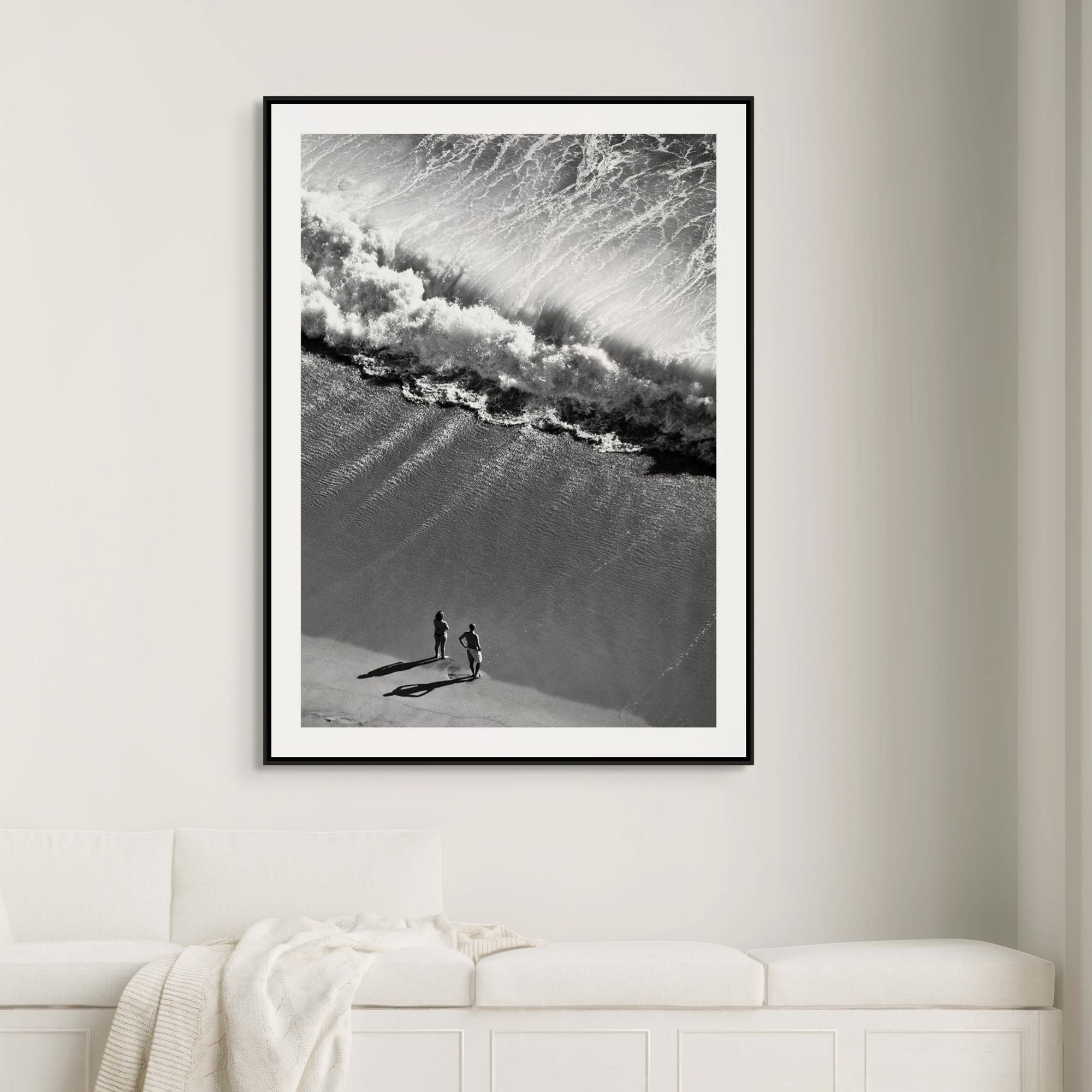 Beach and Crashing Wave