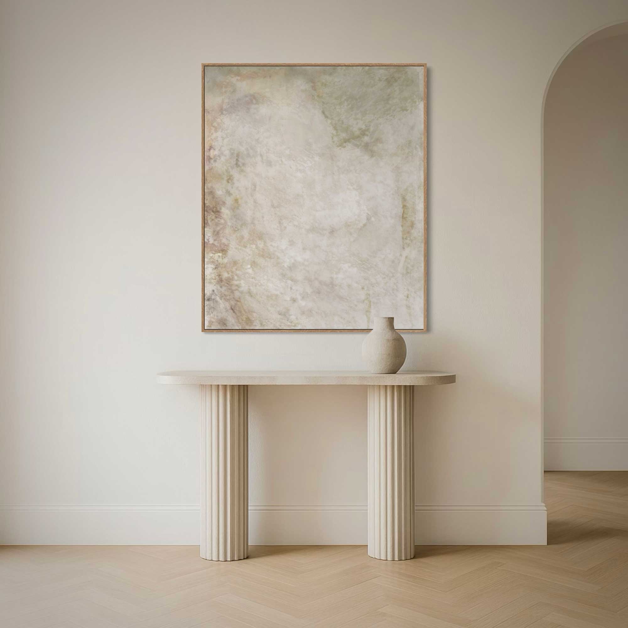 Beneath Linen and Moonlight | Framed Canvas