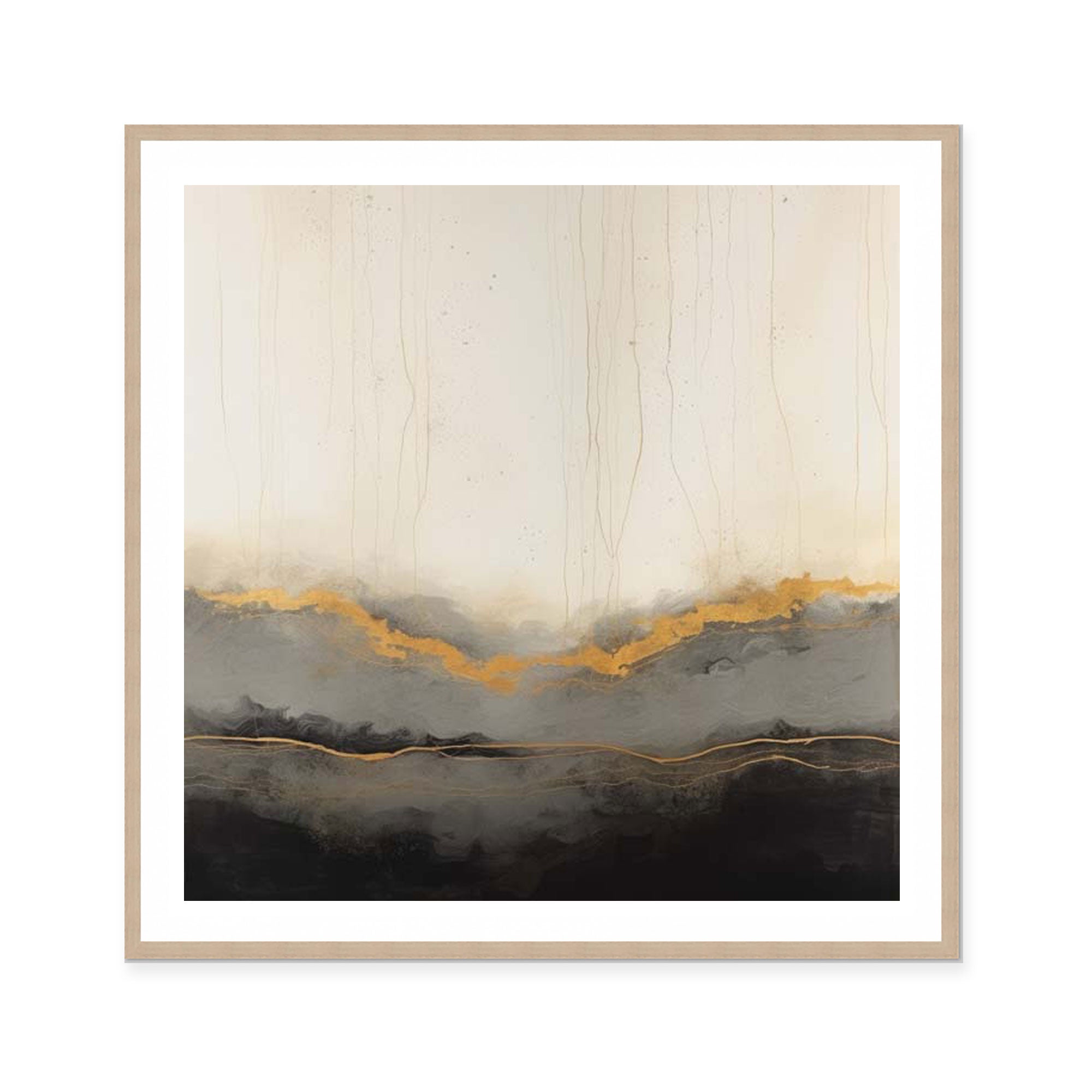 Black and Gold Serenity I