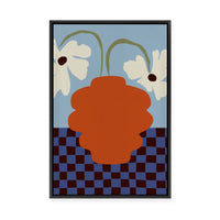 Blooming Dropping | Framed Canvas