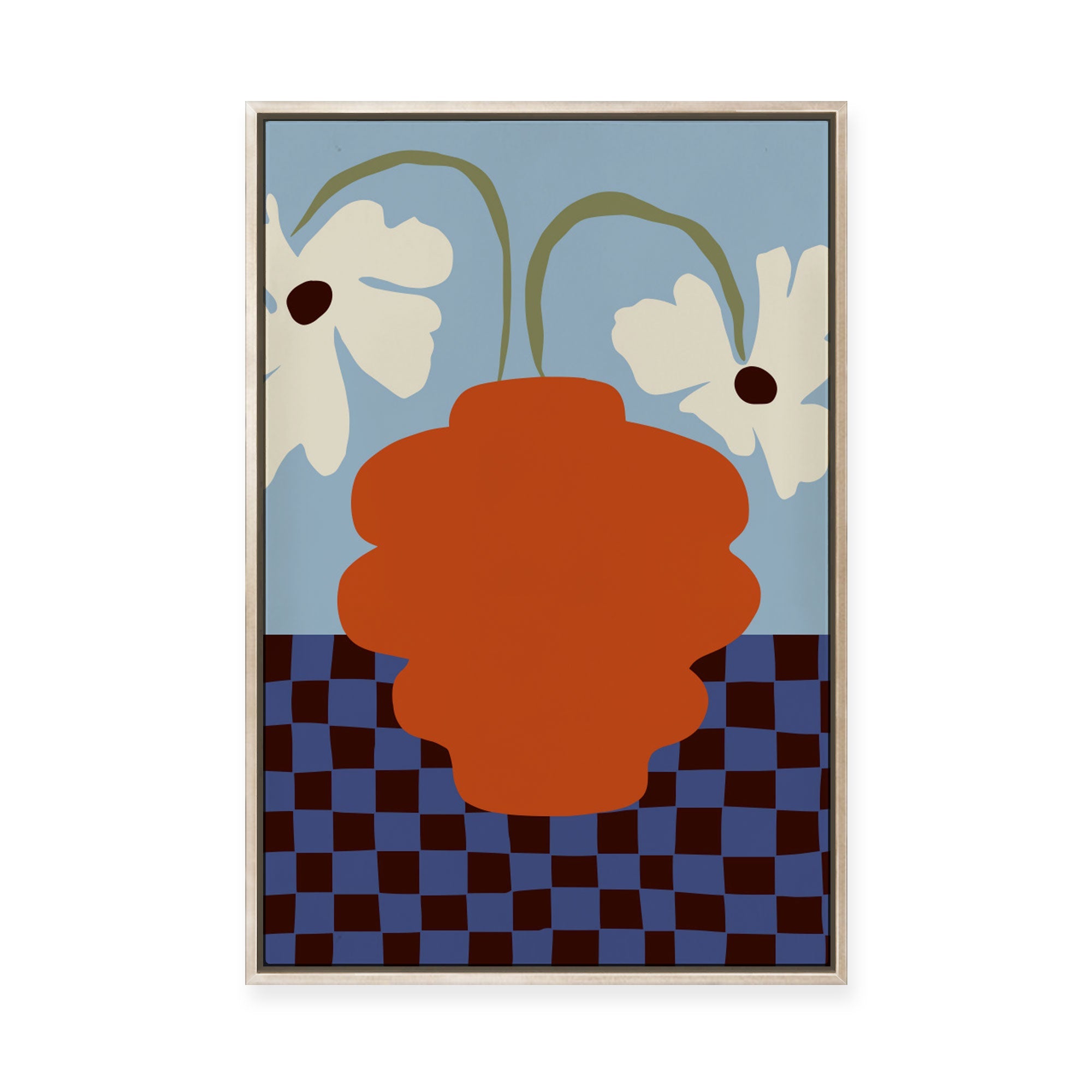 Blooming Dropping | Framed Canvas