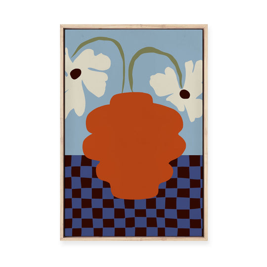 Blooming Dropping | Framed Canvas