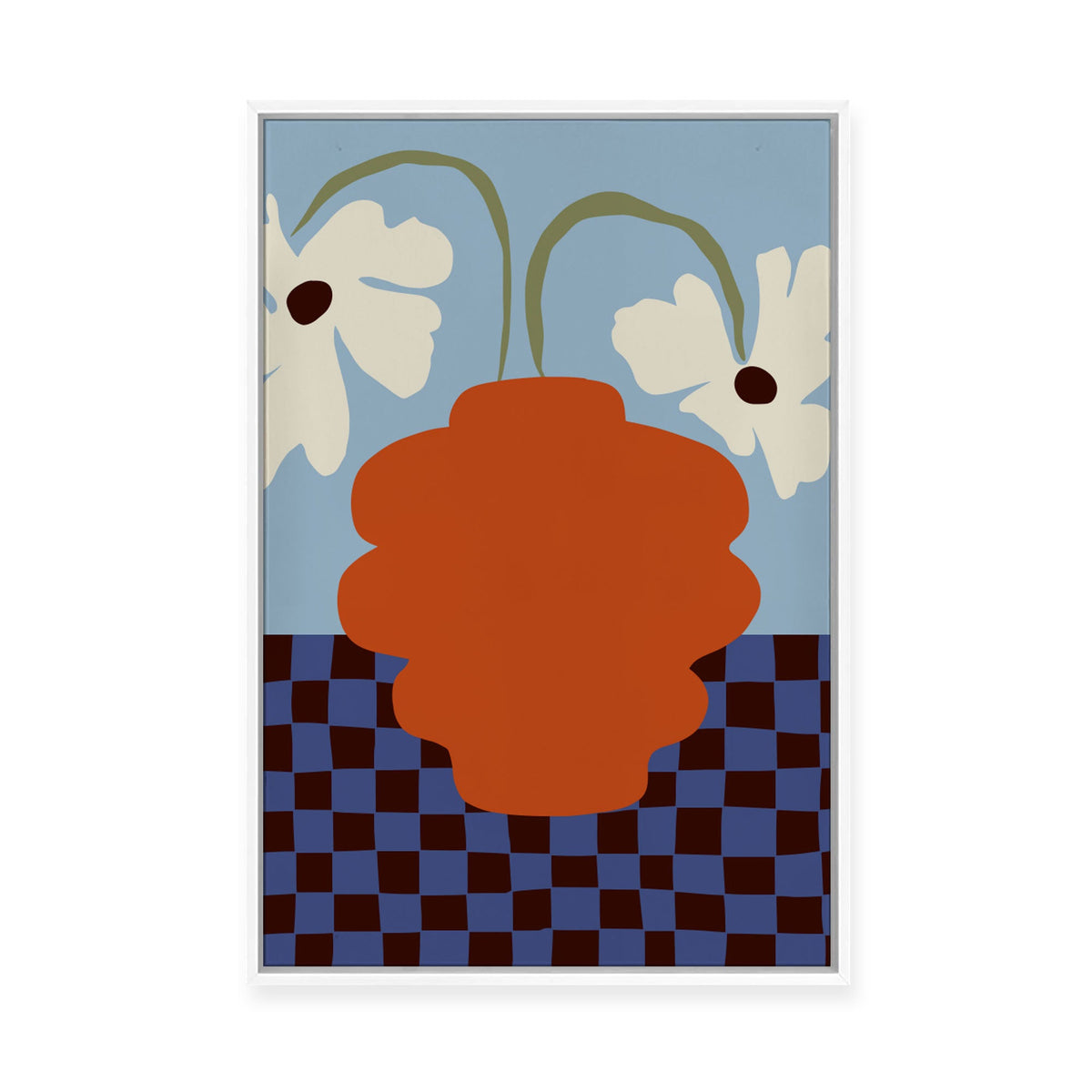 Blooming Dropping | Framed Canvas