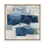 Blue Dimension I | Framed Canvas