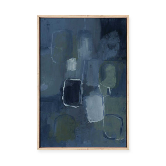 Blue Jean Baby II | Framed Canvas