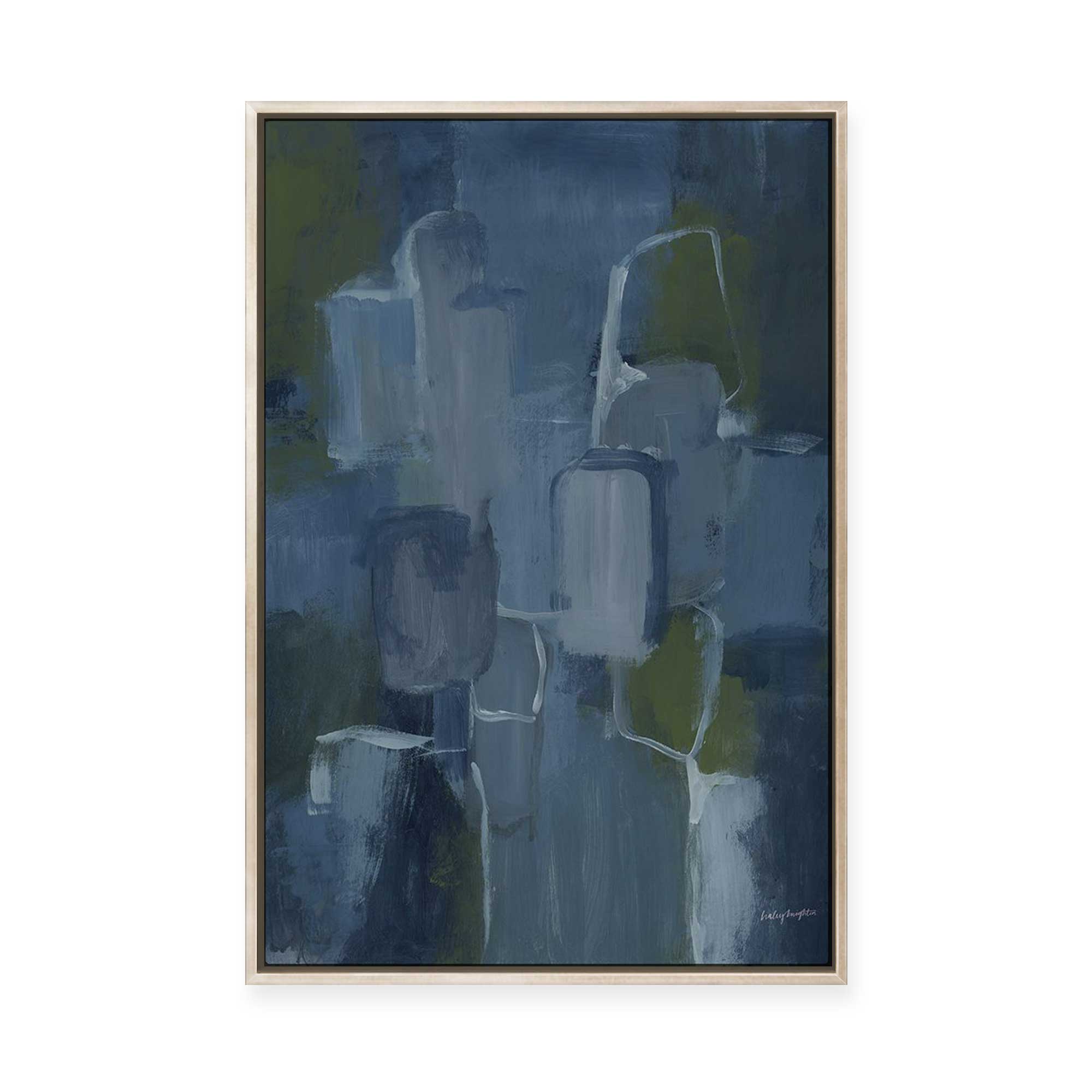 Blue Jean Baby I | Framed Canvas