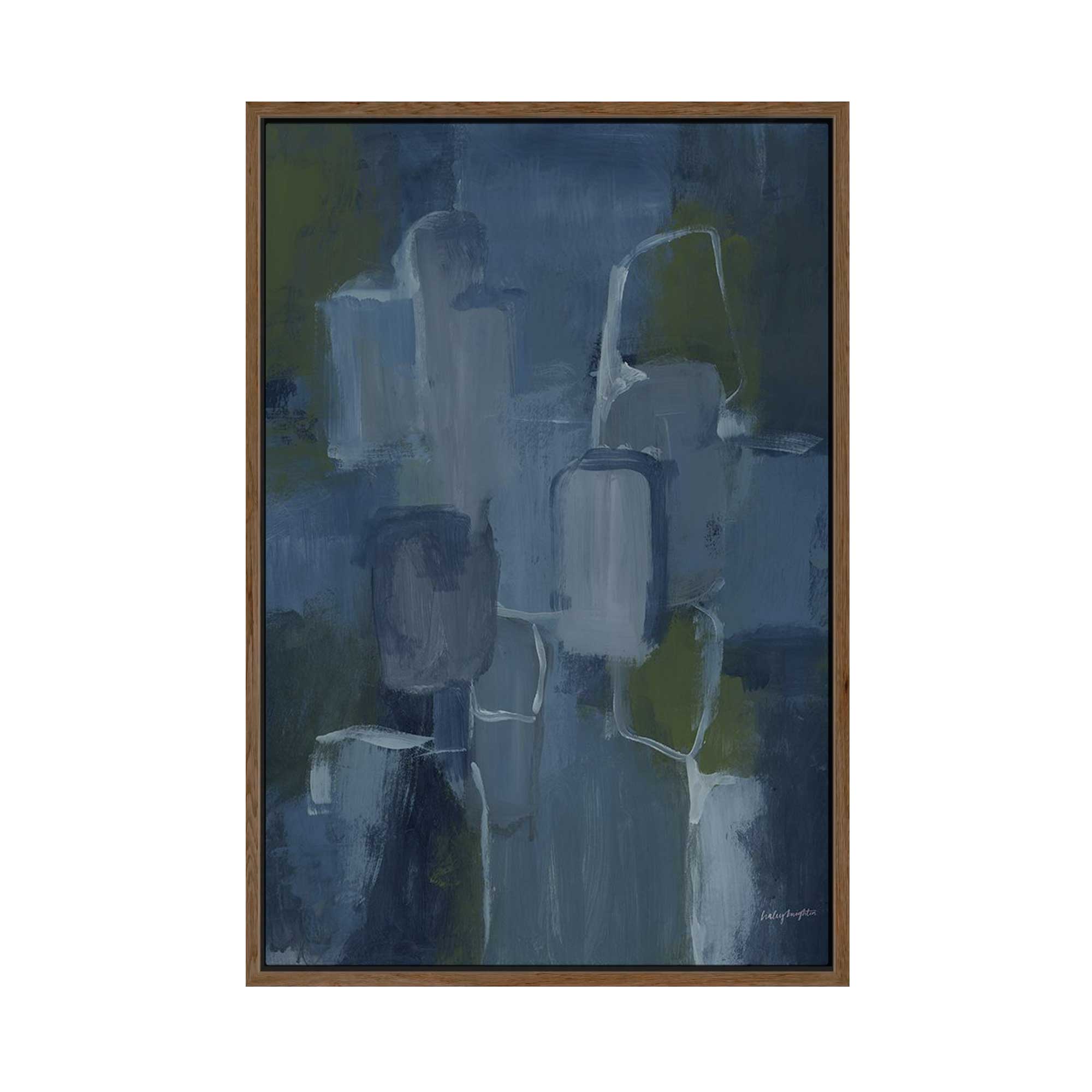 Blue Jean Baby I | Framed Canvas