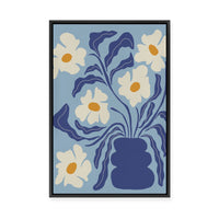 Blue Moon Flower | Framed Canvas